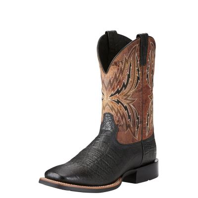 Ariat Arena Rebound - Western Laarzen Zwart / Bruin Heren - 15834-166